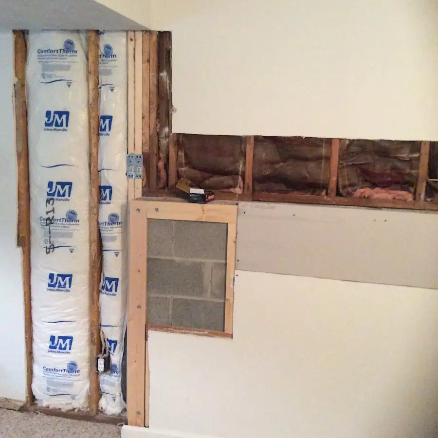 Wall insulation replacement during Structural Drying in Valley Center